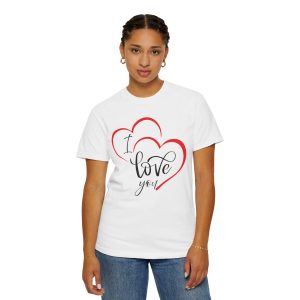 I Love You Heart T-Shirt - Unisex Romantic Valentine’s Day Tee