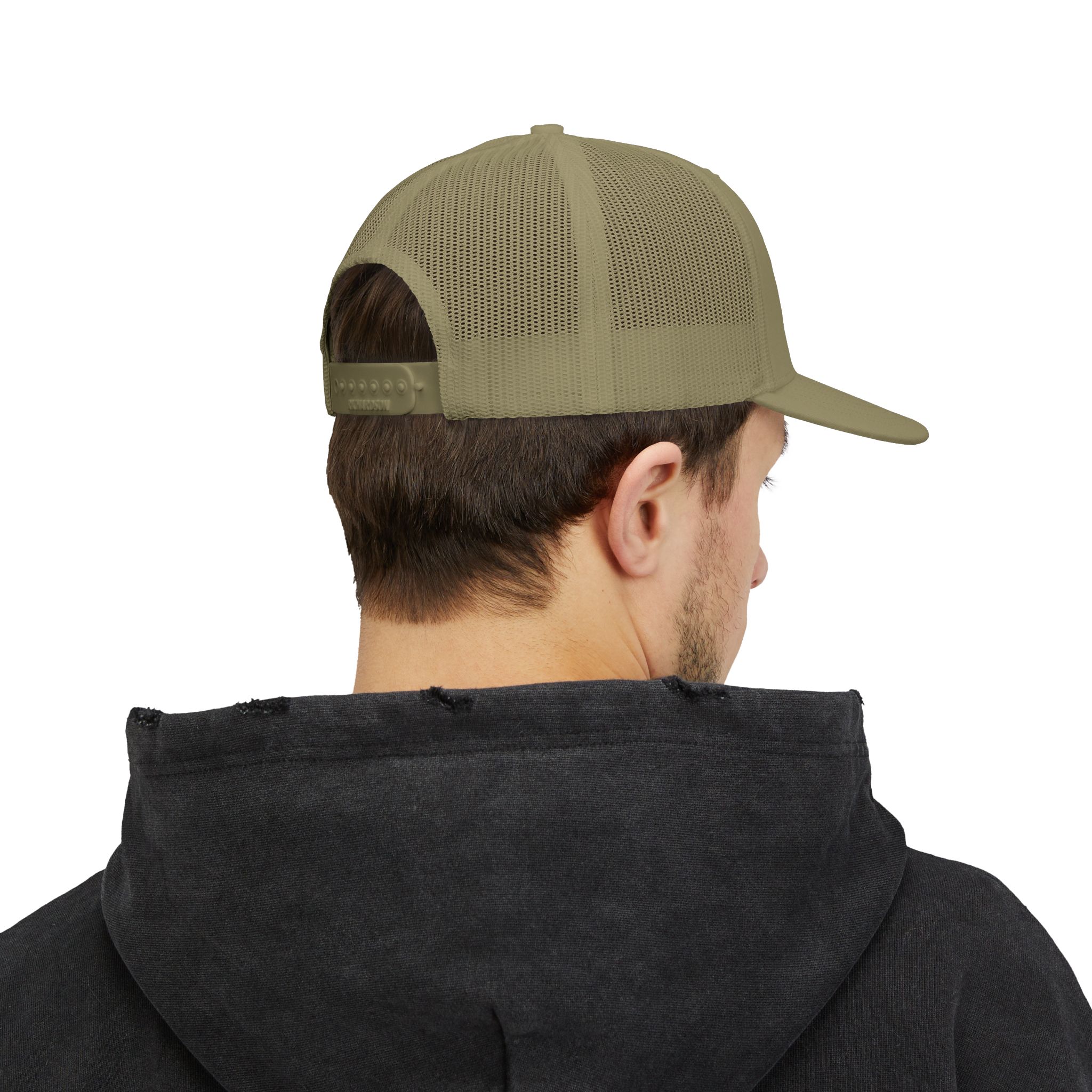 god is good all the time embroidered snapback trucker cap