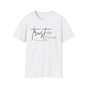 trust the process inspirational t shirt — minimal motivational graphic tee